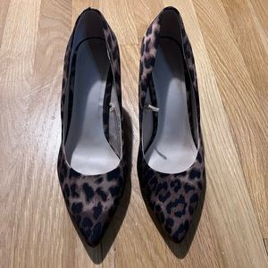 ZARA Leopard Print Heels Sz 8 EU 39